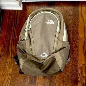 North Face Light brown backpack